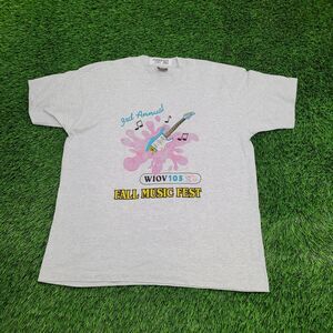 Vintage 1994 Fruit-of-The-Loom Shirt Womens XL 23x27 Gray